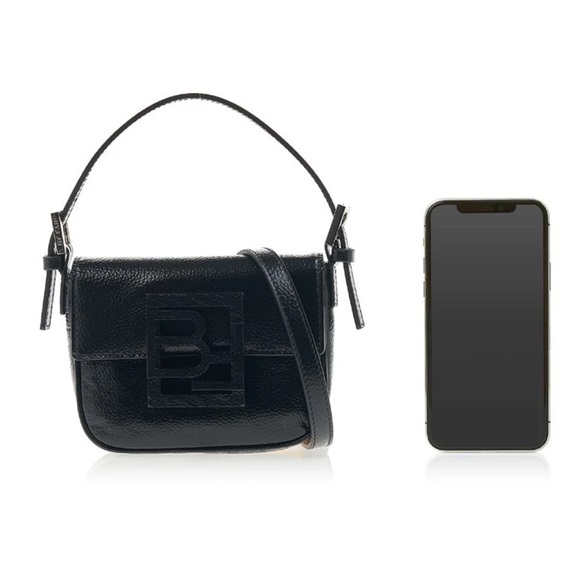 BY FAR Black Mini Patent Leather Alfie Bag - Picture 3 of 9